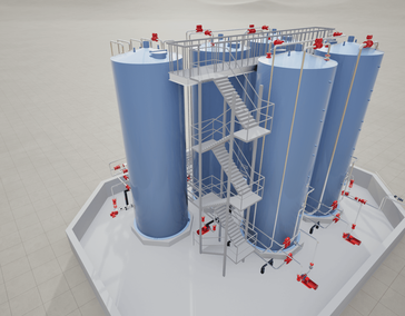 Отделение хранения перекачки масел. Разработка ТХ